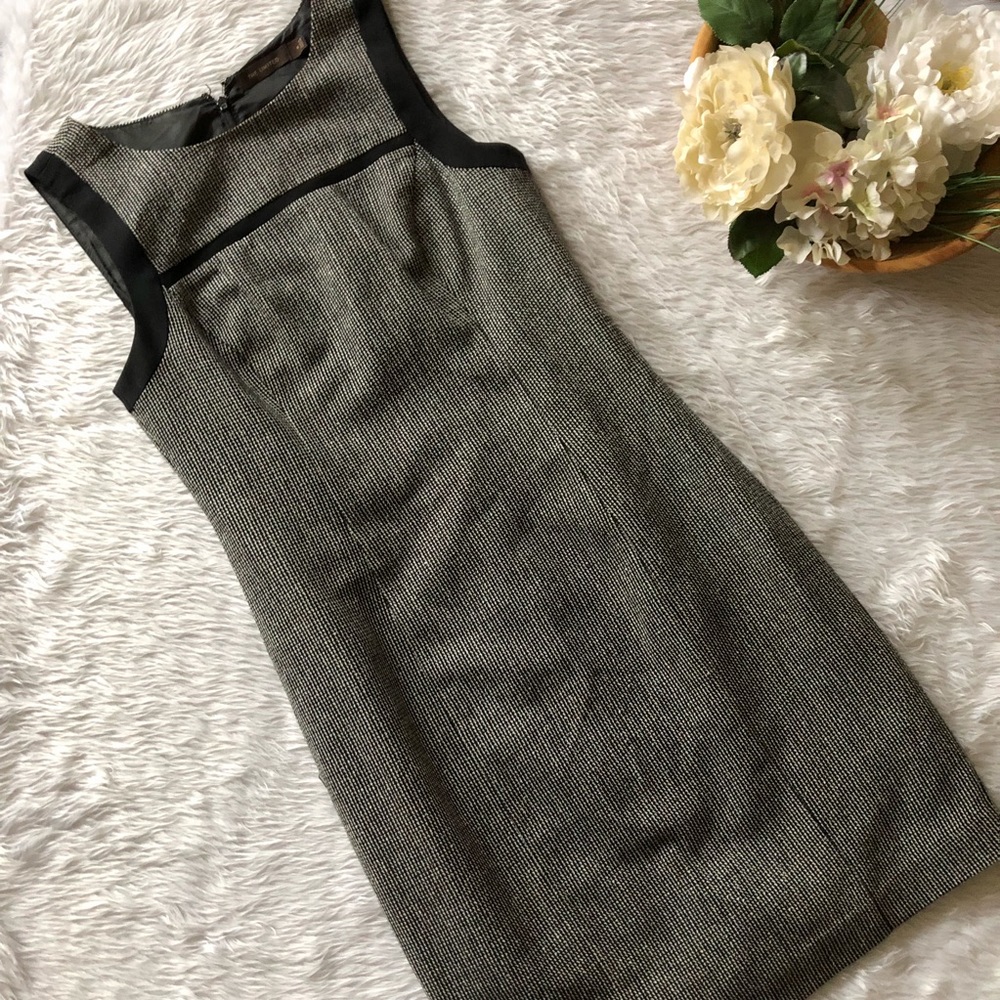 The Limited Black Grey Career Dress